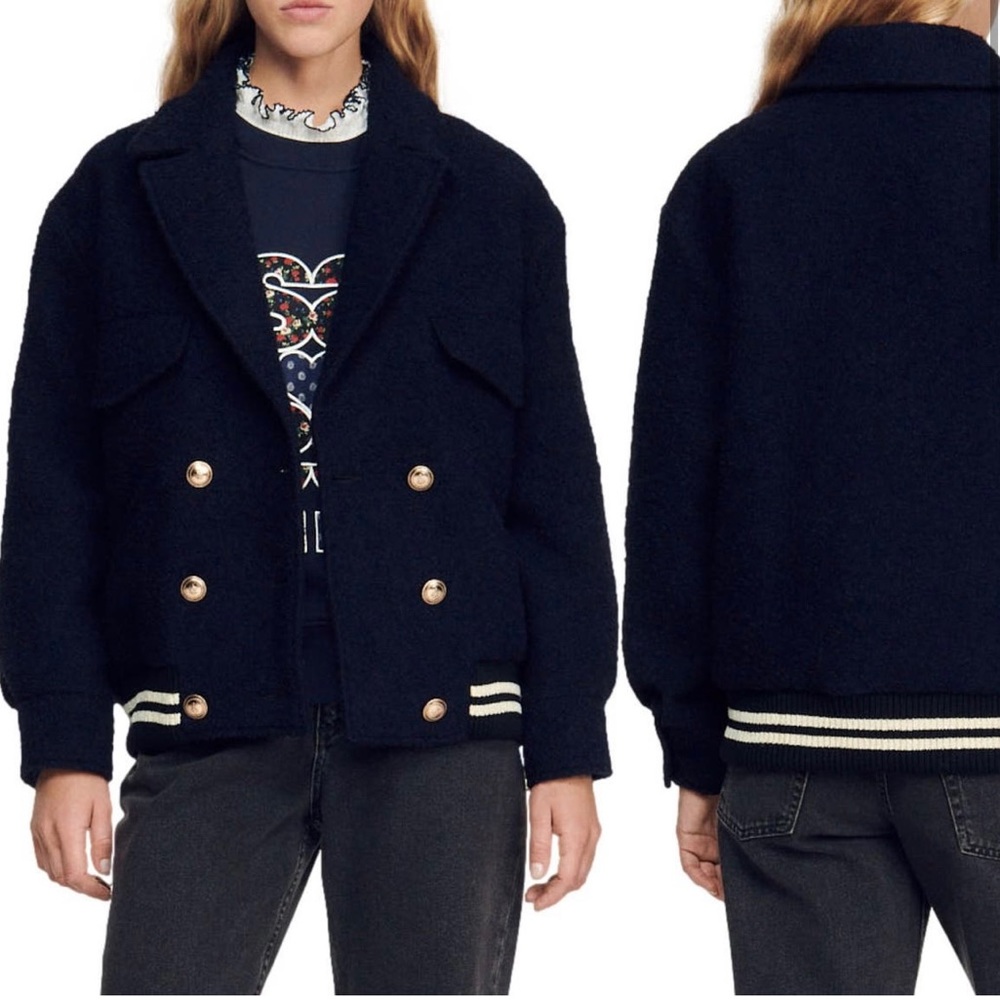 Sandro tweed jacket